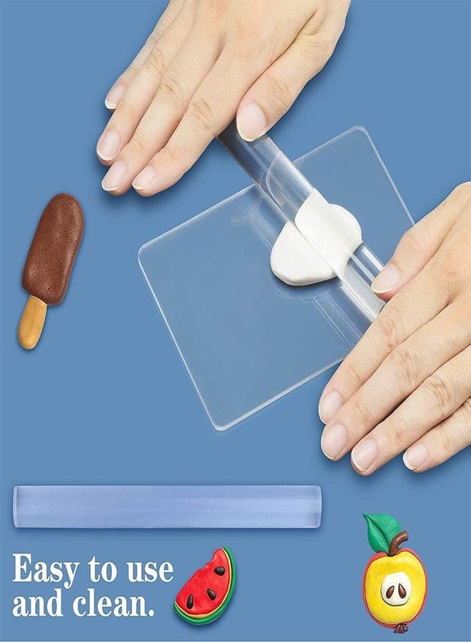 ikis Acrylic Clay Rollers 8 inch with Acrylic Sheet 4 x 6 inch - Image 5